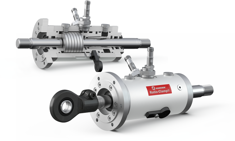 Klemmeinheit oder Klemmkopf - die Feststelleinheit Ratio-Clamp® dient der unmittelbaren Stangenarretierung 
