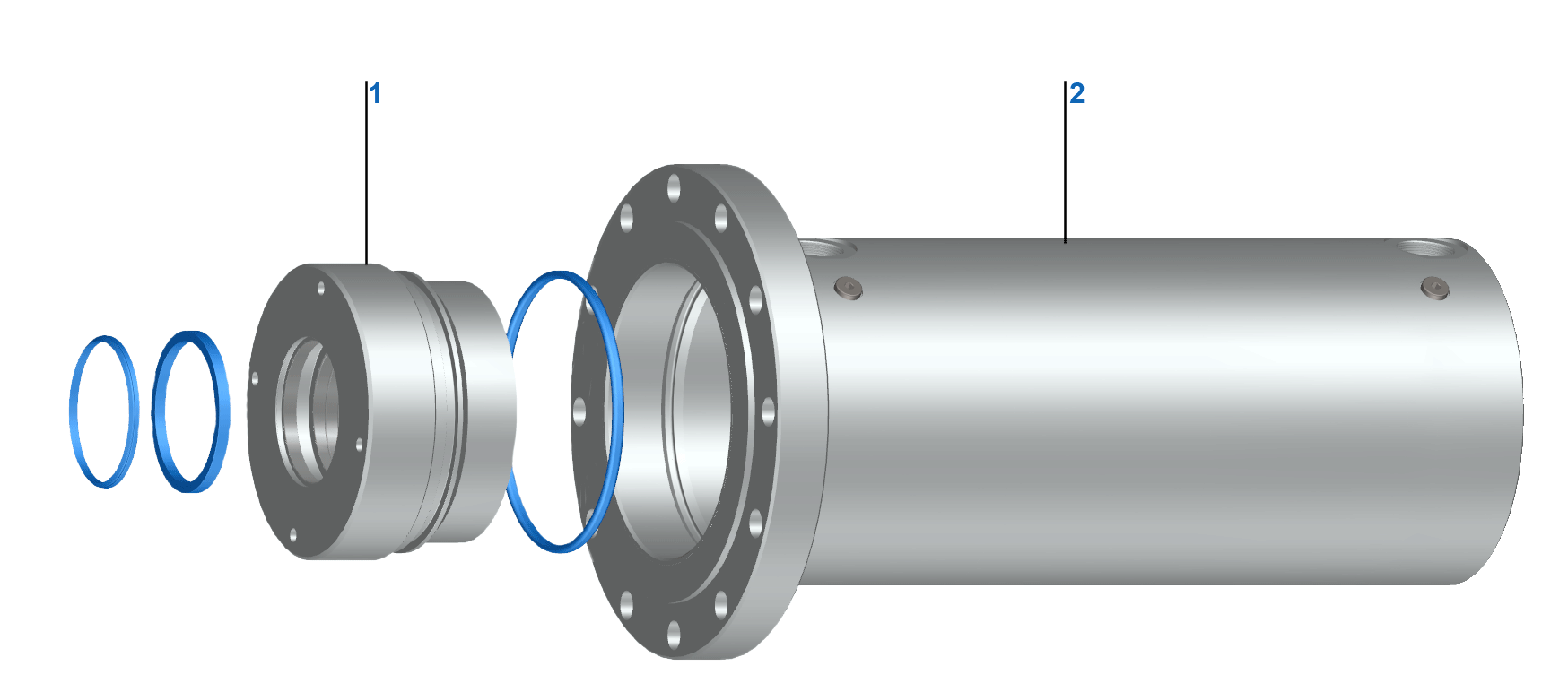 Hydraulikzylinder mit Führungsbüchse